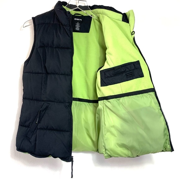 GSX Quilted Fleece Lined Puffer Vest - Picture 4 of 13